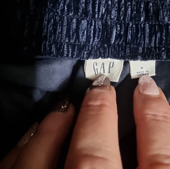 Gap Velour Wide Leg Pull-On Pants - Picture 7 of 9